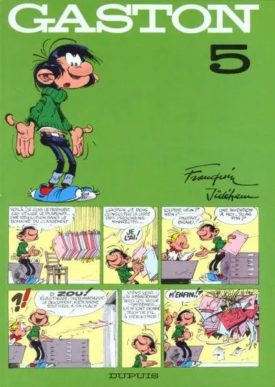 Couverture de l'album Gaston Tome 5 Édition spéciale 40e anniversaire