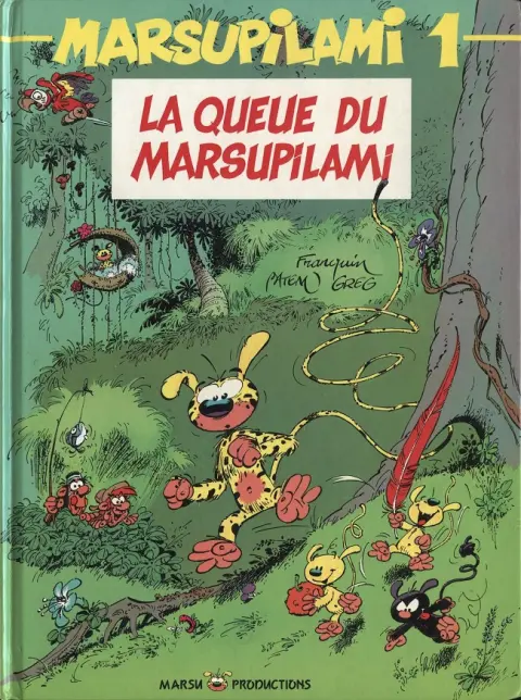 Couverture de l'album Marsupilami Tome 1 La queue du marsupilami