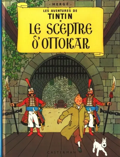 Couverture de l'album Tintin Tome 8 Le sceptre d'Ottokar