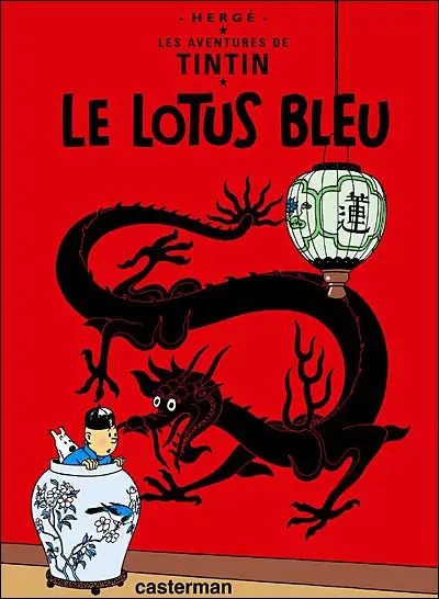 Couverture de l'album Tintin Tome 5 Le lotus bleu