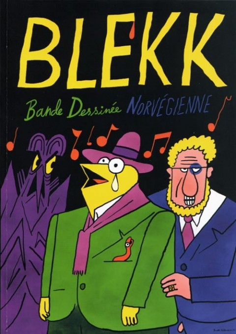 Couverture de l'album Blekk - Bande Dessinée norvégienne