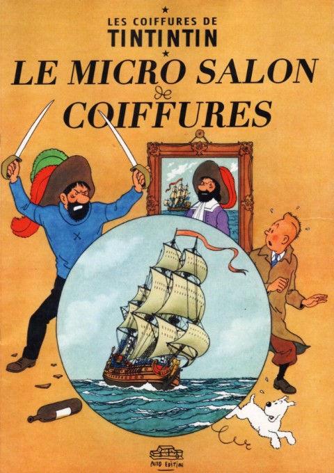 Couverture de l'album Tintin Les coiffures de Tintintin - Le Micro salon de coiffures