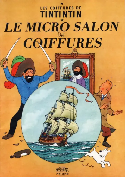 Tintin Les coiffures de Tintintin - Le Micro salon de coiffures