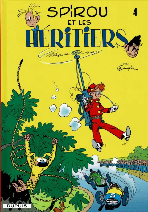 Couverture de l'album Spirou et Fantasio Tome 4 Spirou et les héritiers