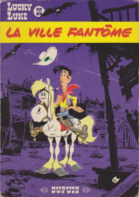 Couverture de l'album Lucky Luke Tome 25 La ville fantôme
