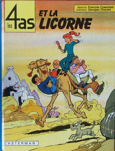 Couverture de l'album Les 4 as Tome 18 Les 4 as et la licorne