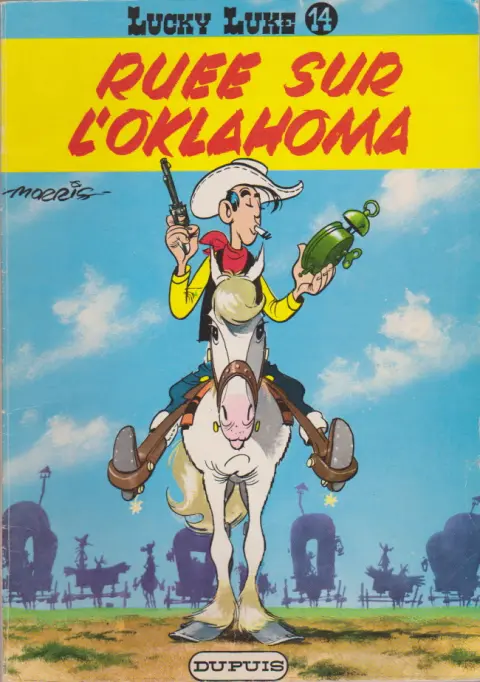 Couverture de l'album Lucky Luke Tome 14 Ruée sur l'Oklahoma