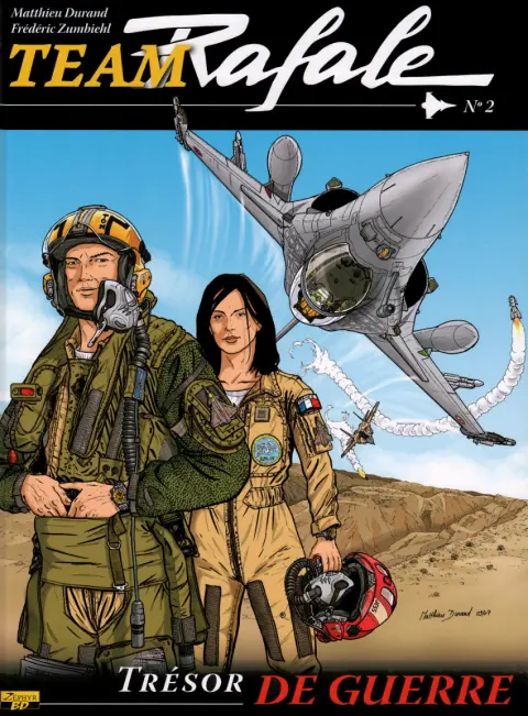 Couverture de l'album Team Rafale N° 2 Trésor de guerre