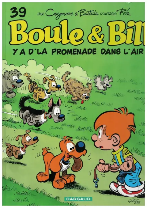 Couverture de l'album Boule & Bill Tome 39 Y a d'la promenade dans l'air