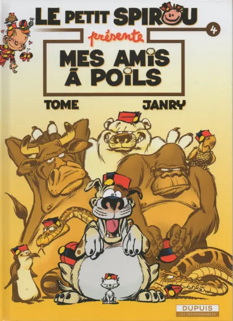 Couverture de l'album Le Petit Spirou présente... Tome 4 Mes amis à poils