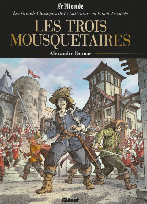 Couverture de l'album Les Grands Classiques de la littérature en bande dessinée Tome 36 Les Trois Mousquetaires
