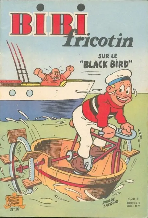 Bibi Fricotin 2e Série - Societé Parisienne d'Edition Tome 16 Bibi Fricotin sur le Black Bird
