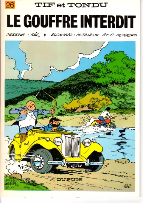Couverture de l'album Tif et Tondu Tome 26 Le gouffre interdit