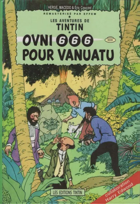 Couverture de l'album Tintin Ovni 666 pour Vanuatu