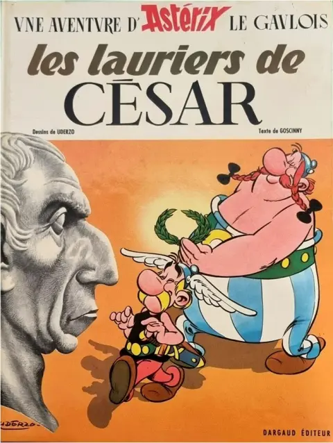Couverture de l'album Astérix Tome 18 Les lauriers de César