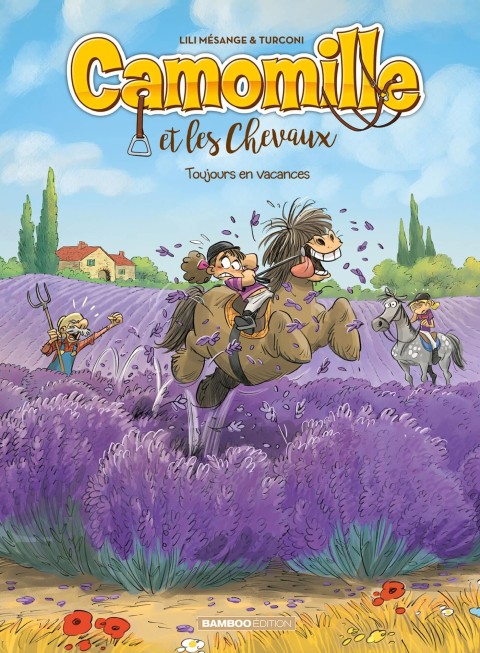 Couverture de l'album Camomille et les chevaux Tome 12 Toujours en vacances