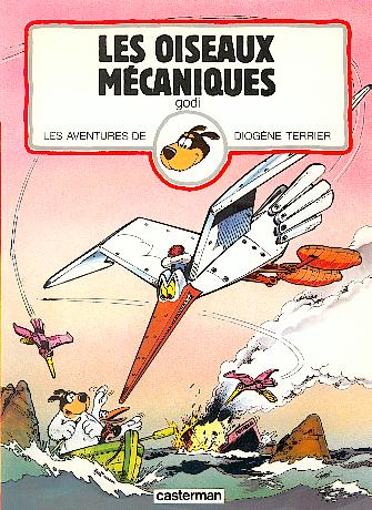 Couverture de l'album Les aventures de Diogène Terrier Tome 2 Les oiseaux mécaniques