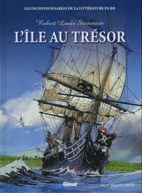 Couverture de l'album Les Incontournables de la littérature en BD Tome 1 L'Île au trésor