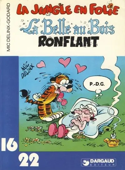 Couverture de l'album La Jungle en folie Tome 9 La belle au bois ronflant