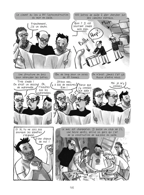 Planche de l'album La bigaille Histoire d'une utopie culturellle collective