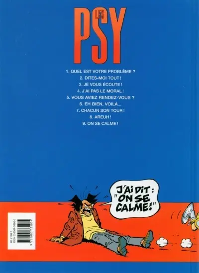 Verso de l'album Les Psy Tome 9 On se calme !