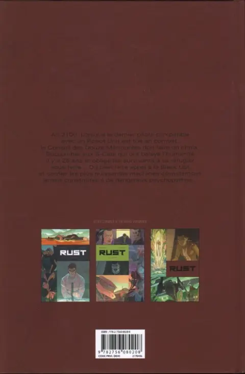 Verso de l'album R.U.S.T. 3/3 White strike