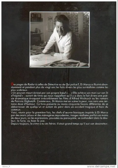 Verso de l'album 20 ans de faits divers