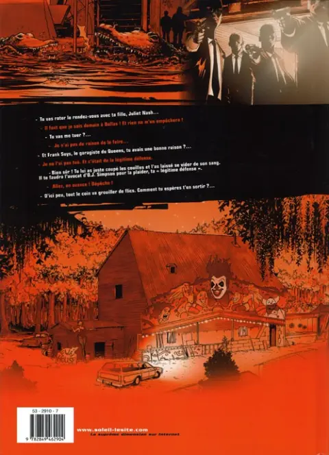 Verso de l'album Angeline Tome 2 Mississippi Queen