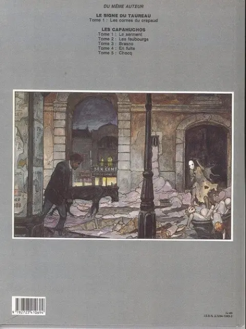 Verso de l'album Le Signe du taureau Tome 2 La peau du géant