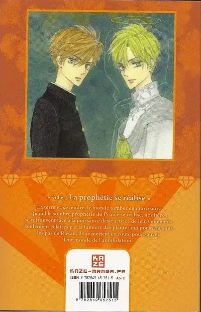 Verso de l'album Silver Diamond 6 La prophétie se réalise