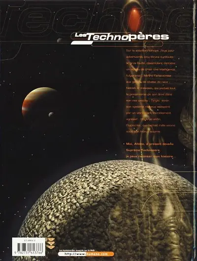 Verso de l'album Les Technopères Tome 2 L'école pénitentiaire de Nohope
