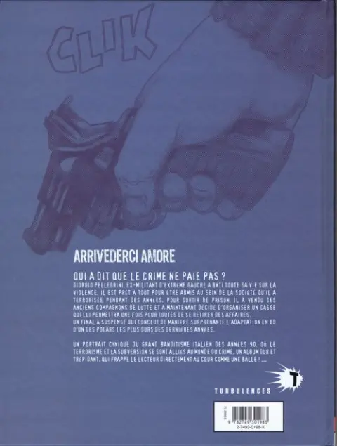 Verso de l'album Arrivederci Amore Tome 2 La fin du match