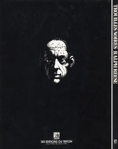 Verso de l'album Trouilles noires