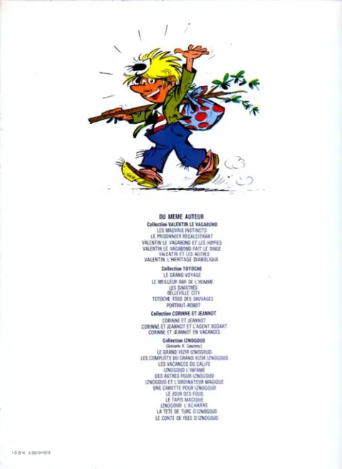 Verso de l'album Valentin le vagabond Tome 6 L'héritage diabolique