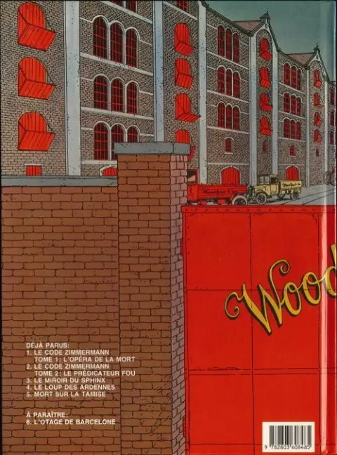 Verso de l'album Victor Sackville Tome 5 Mort sur la Tamise
