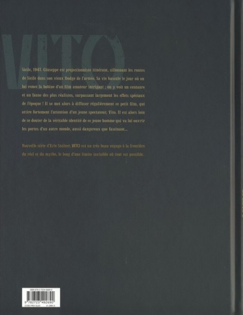 Verso de l'album Vito Tome 1 L'autre côté
