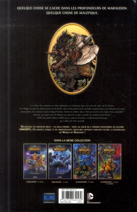 Verso de l'album World of Warcraft - Bloodsworn 1/2