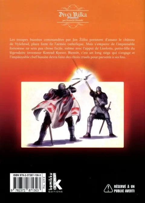 Verso de l'album Dívčí Válka - La guerre des pucelles 4