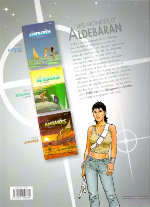 Verso de l'album Antarès Épisode 1