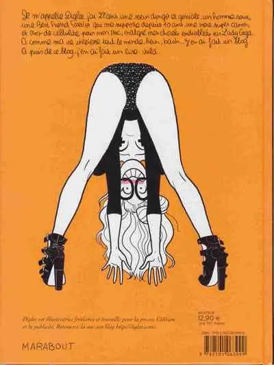 Verso de l'album Autobiographie d'une fille gaga