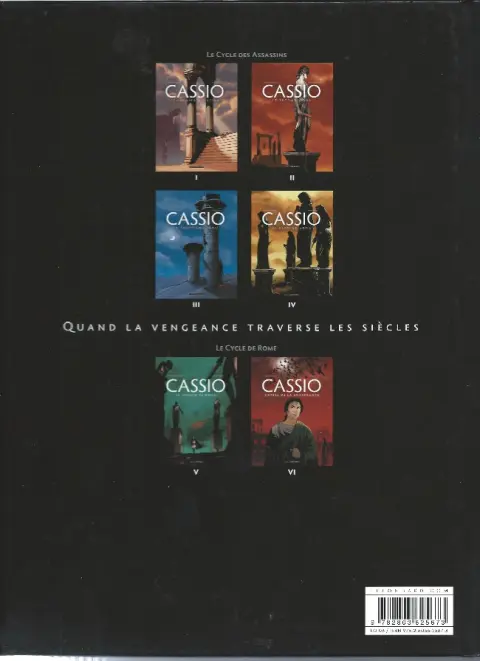 Verso de l'album Cassio Tome 3 La troisième plaie