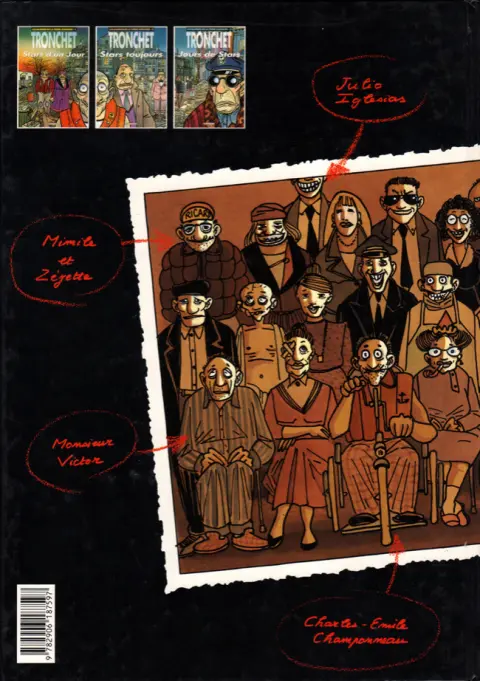 Verso de l'album Les damnés de la terre associés Tome 1 Stars d'un jour...