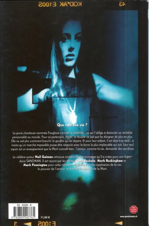 Verso de l'album Death Tome 2 Temps fort de la vie