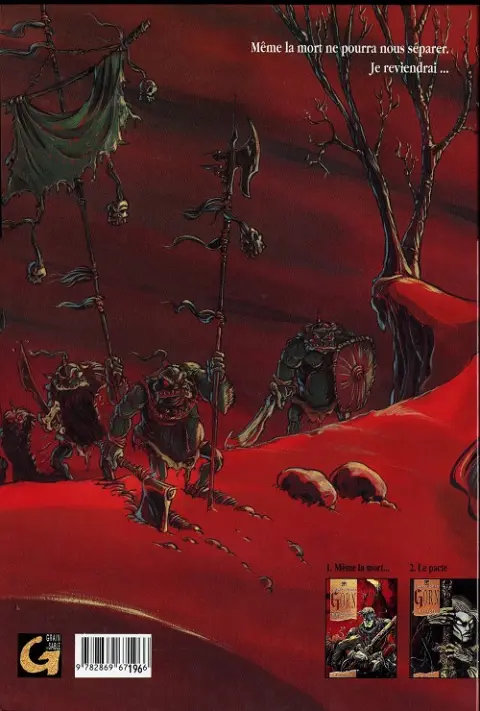 Verso de l'album Gorn Tome 1 Même la mort...