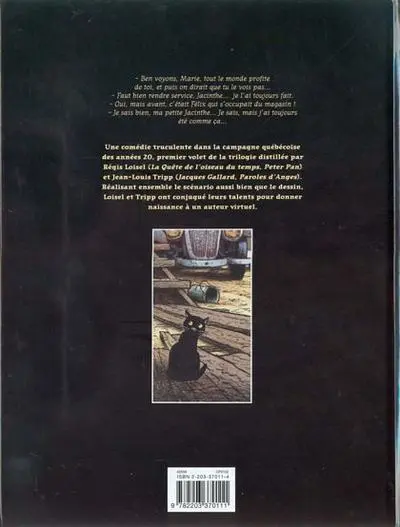 Verso de l'album Magasin général Tome 1 Marie