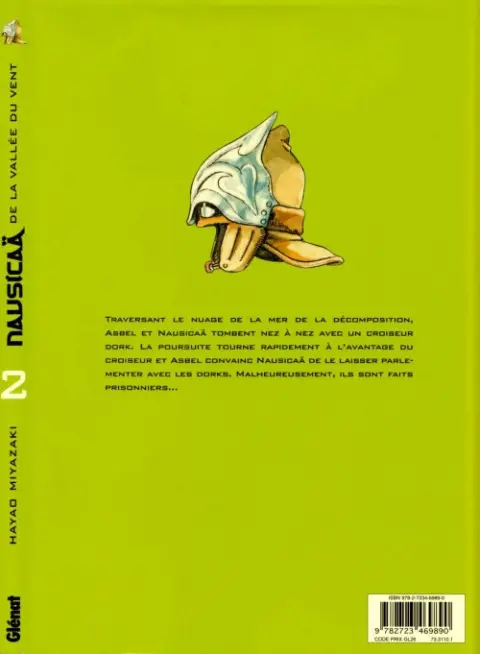 Verso de l'album Nausicaä de la vallée du vent Tome 2