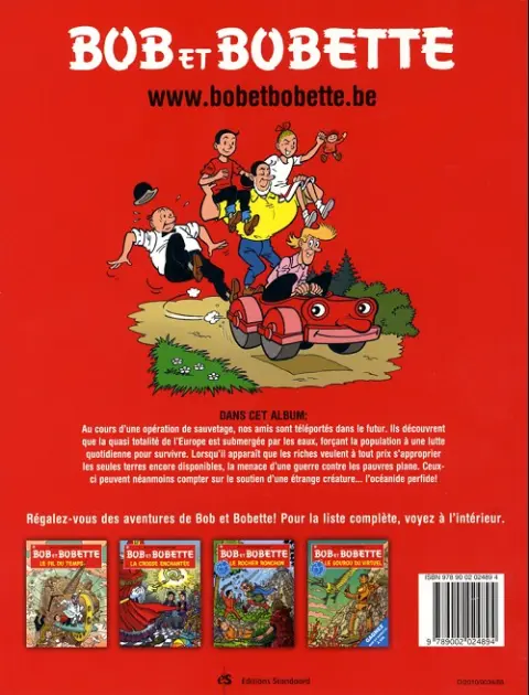 Verso de l'album Bob et Bobette Tome 309 L'océanide perfide