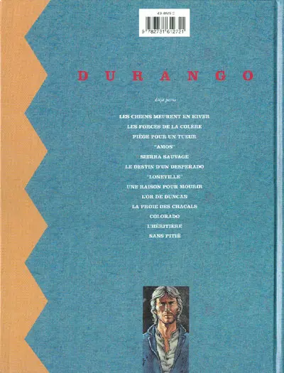 Verso de l'album Durango Tome 13 Sans pitié