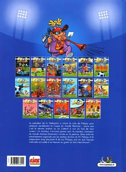 Verso de l'album Les Foot-maniacs Tome 17