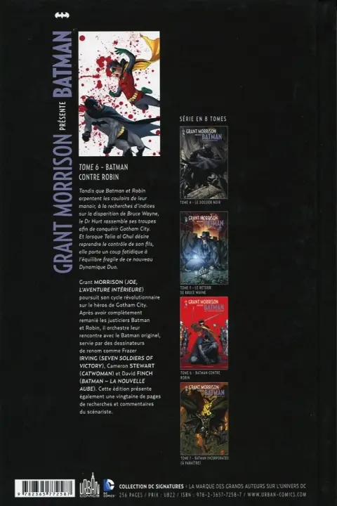 Verso de l'album Batman Tome 6 Batman contre Robin